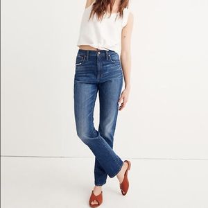 Madewell the high-rise slim boy jean